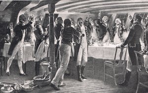 The Evening Before The Battle of Copenhagen, illustrasjon fra 
